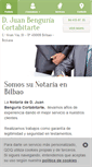 Mobile Screenshot of bilbaonotaria.com